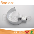 New Big C Type Chromed Brass Single Handle Waterfall Bathroom Basin Faucet